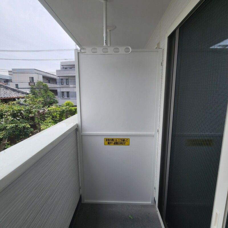 MELDIA南行徳のバルコニー