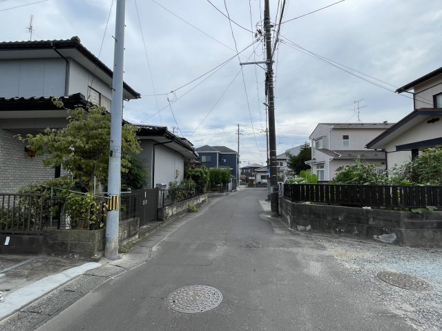 売地・住宅用地　仙台市太白区中田町6期　袋原小学校・中田中学校の前面道路含む現地写真