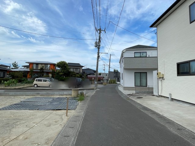 売地・住宅用地　仙台市太白区中田町6期　袋原小学校・中田中学校の前面道路含む現地写真