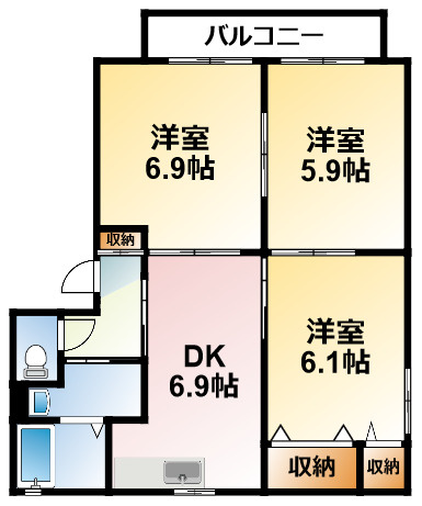 クレストの間取り