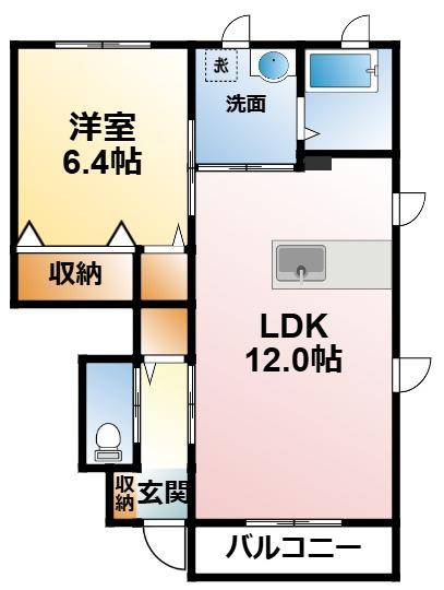 グリーンステージ　ツーの間取り