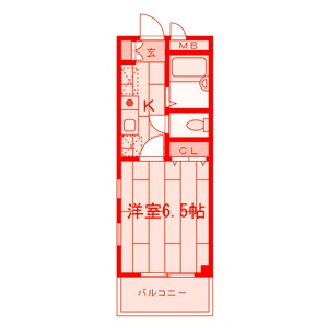 藤沢市辻堂太平台２丁目の賃貸マンションの間取り