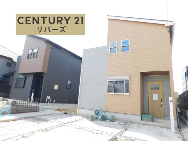 名古屋市港区福田１丁目の新築一戸建の外観|◇１号棟◇　　新価格！！いつでもご案内出来ます♪（お問合せ当日、平日、水曜、夜間でもＯＫ）　敷地４６．３３坪！　駐車並列３台ＯＫ　南に庭付き、陽当たり良好！！　全室南向き♪　ランドリースペース完備♪