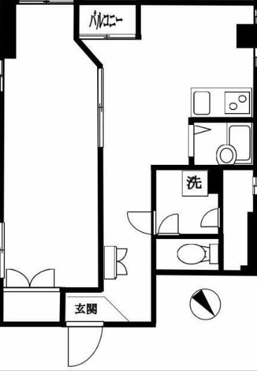 桶川駅前プラザの間取り