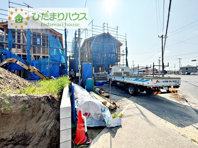 【駐車場】 | 取手市藤代南3期　新築戸建　1号棟 | マイホームなら駐車場代がかかりません！しかも、自宅の駐車場で洗車ができます！今までコイン洗車に行っていた手間も省けて、節約にもつながります(^^♪
7月23日撮影
