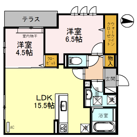 【間取り】 | メゾンドール北野田