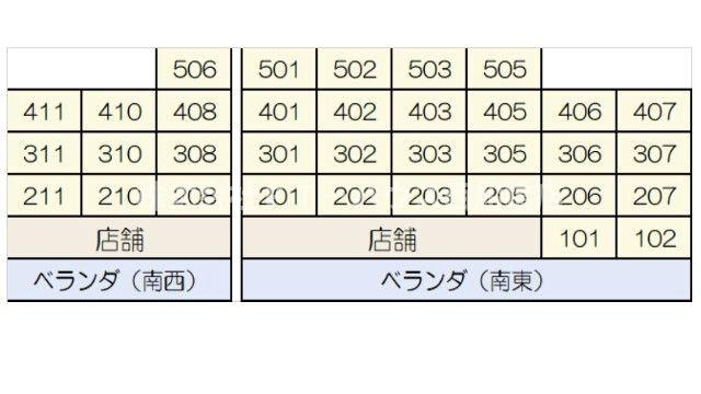 妙典ウッドベル壱番館(K-148)の区画図