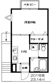 【間取り】 | パストラル朝霞Ⅰ