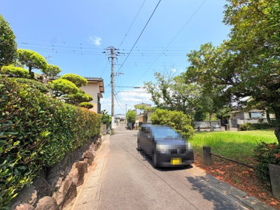 【前面道路含む現地写真】 | 八代市本野町　延べ床33坪以上　平屋 | 前面道路含む現地写真です