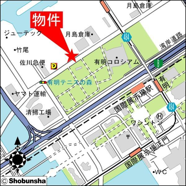 Ｂｒｉｌｌｉａ　有明　Ｓｋｙ　Ｔｏｗｅｒの地図