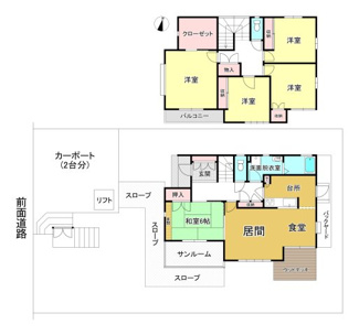 【間取り】 | 大津市水明2丁目33-24　中古戸建