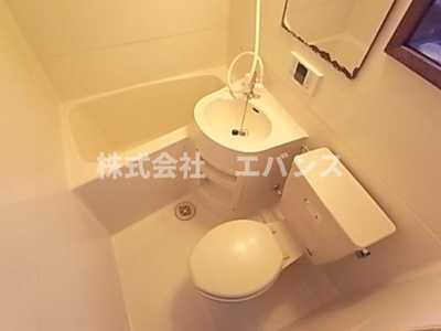 【浴室】 | 細谷ハイムB | 落ち着いた空間のお風呂です