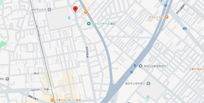 【地図】 | 越谷市大字下間久里　店舗付住宅