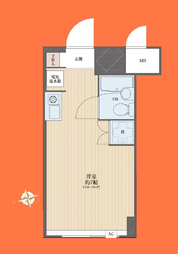 山王アーバンライフの間取り