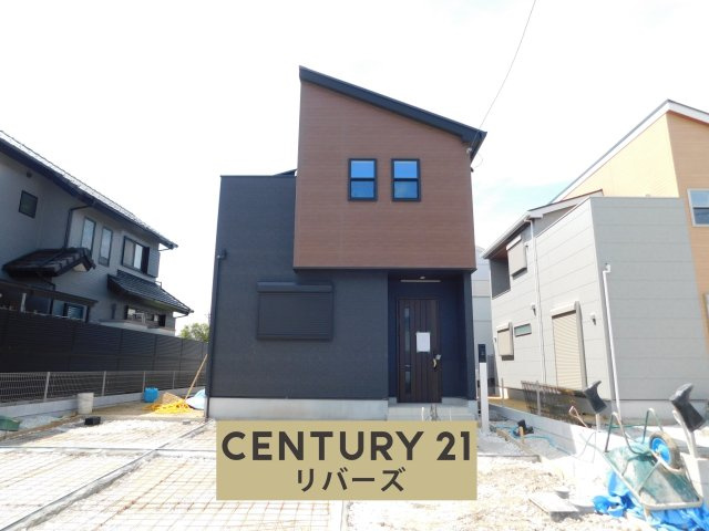 名古屋市港区福田１丁目の新築一戸建の外観|◇２号棟◇　　新価格！！いつでもご案内出来ます♪（お問合せ当日、平日、水曜、夜間でもＯＫ）　敷地４６．３３坪！　広いＬＤＫ２０．５帖！　全室南向き♪　駐車並列３台ＯＫ　南に庭付き♪　収納豊富なプラン♪