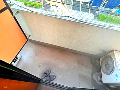 足立区保木間３丁目の賃貸マンションのバルコニー|※別部屋参考写真