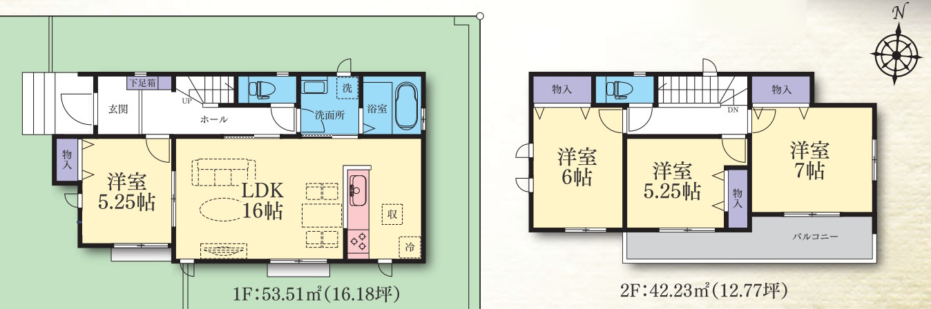 町田市東玉川学園1丁目の間取り