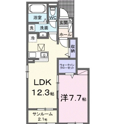 コンフォールGRⅡの間取り