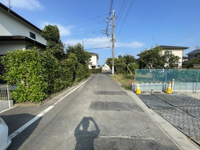 新築戸建・新築建売　玉村町板井02期　玉村小学校・玉村中学校の前面道路含む現地写真