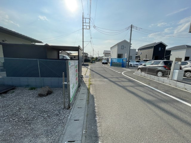 新築戸建・新築建売　玉村町板井02期　玉村小学校・玉村中学校の前面道路含む現地写真