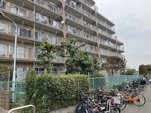 北越谷スカイハイツの外観|建物外観別角度　※2026年04月の写真