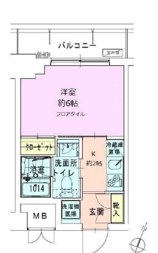 門前仲町レジデンス弐番館の間取り