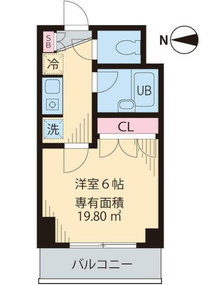 ベイステート安間の間取り