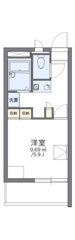 レオパレスＳｍｉｌｅ．ｋの間取り