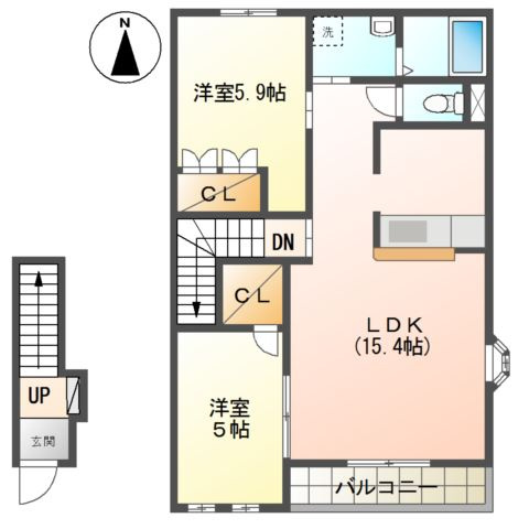 ポラリス弐番館の間取り