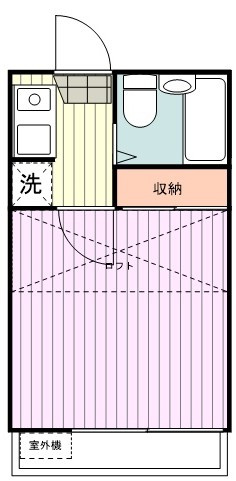 越谷市蒲生南町のアパート