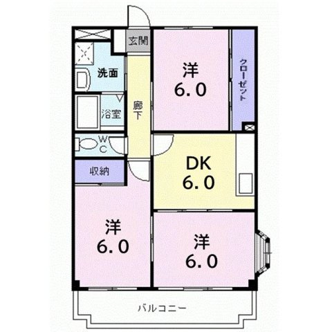 ウィンズハイムの間取り