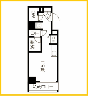 【間取り】 | クラリッサ横浜ノワール