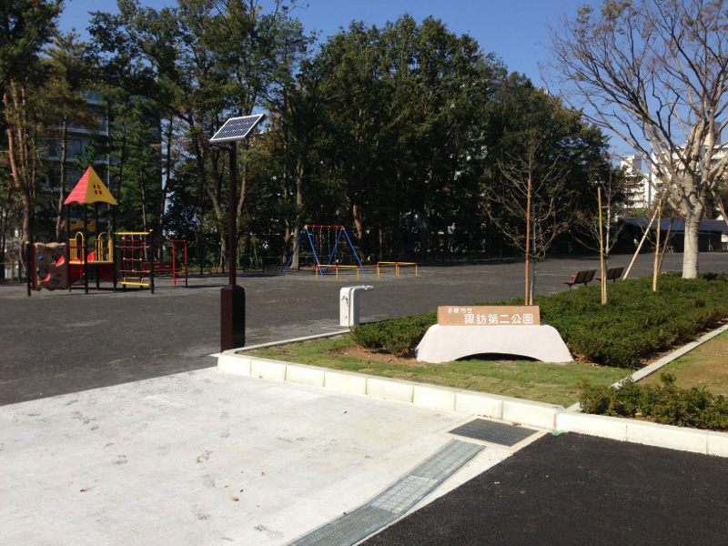 敷地内には広い公園も