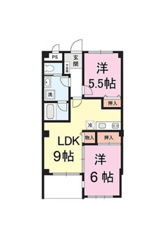 【間取り】 | プルニエ５ | 間取りです。