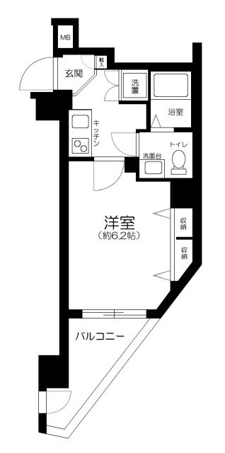 ステージファースト三軒茶屋アジールコートⅡの間取り