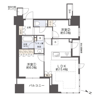 【間取り】 | ザ・パークハウス大阪梅田タワー　中津小学校区 | ザ・パークハウス大阪梅田タワー　間取り
