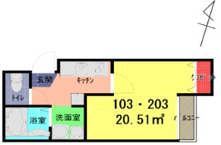 アークシティ指扇の間取り