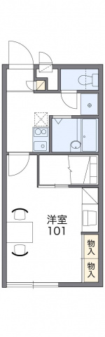 レオパレスヴァンベールの間取り|画像2