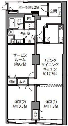 【間取り】 | エントピア第一荻窪