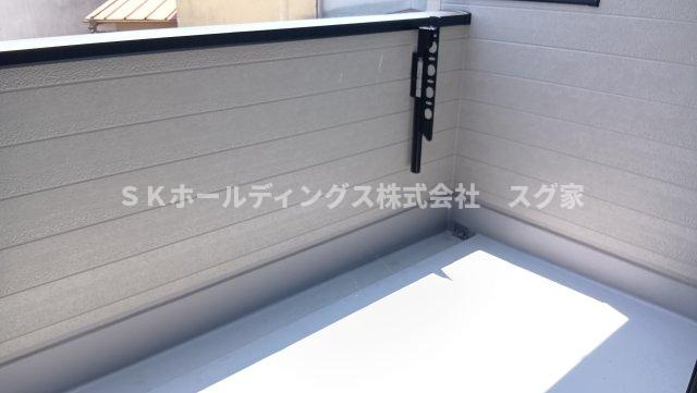 亀岡市篠町広田２期新築戸建て住宅のバルコニー