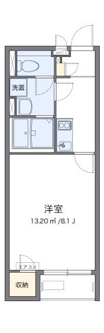 【間取り】 | クレイノＬａｎｔａｎａ | 代表的な間取のため実際の間取とは異なる場合があります