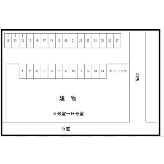 【区画図】 | グランドール大幸Ⅱ