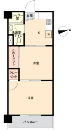 【間取り】 | ニュー荏原マンション