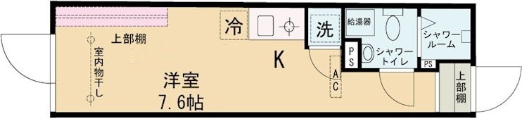 COCOFLAT北千住North の間取り|間取りです。