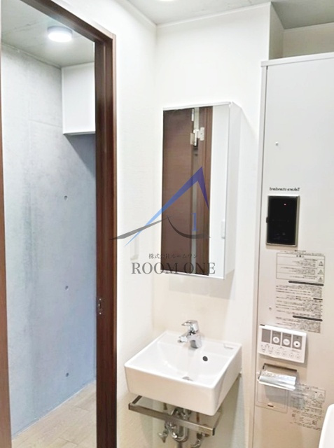 COCOFLAT北千住North の洗面所|洗面台です。
