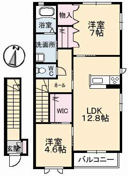 プロヌーブ・ナギサの間取り