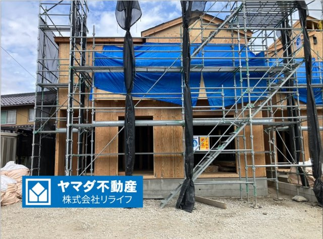 グラファーレ　江南市東野町新田　全3区画分譲の外観|「現地（2026年7月26日）撮影」　　
■全体写真　
■ヤマダ不動産　株式会社リライフ　