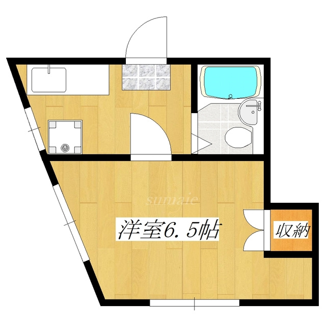 サンコーポⅡの間取り|南向きの角部屋☆