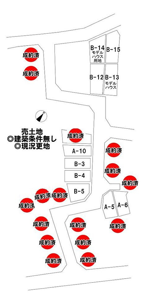 大阪狭山市茱萸木７丁目の売地の土地図|【土地販売区画：８区画】
土地面積約３０．２９坪～約３７．８９坪！夢のマイホームを実現してくださいね♪