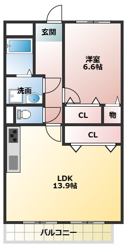 【間取り】 | ヨコヤママンション1号館
